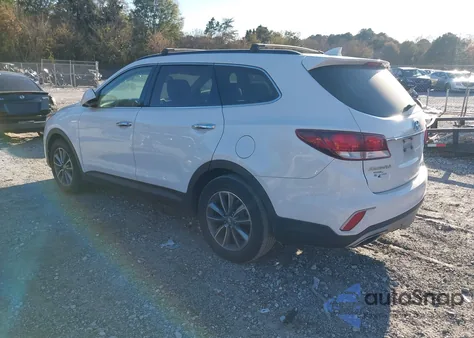2017 Hyundai Santa Fe Se from USA, damaged, VIN KM8SM4HF9HU183623